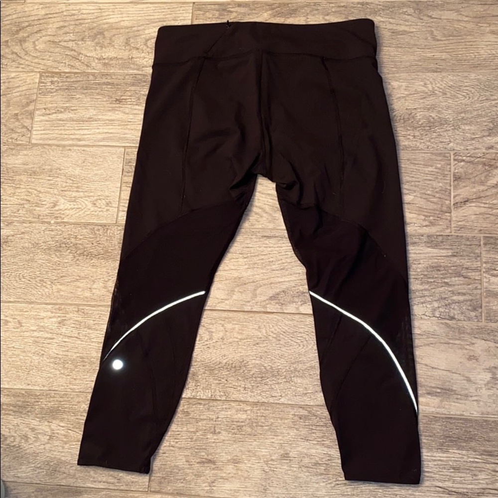 Lululemon black mesh leggings